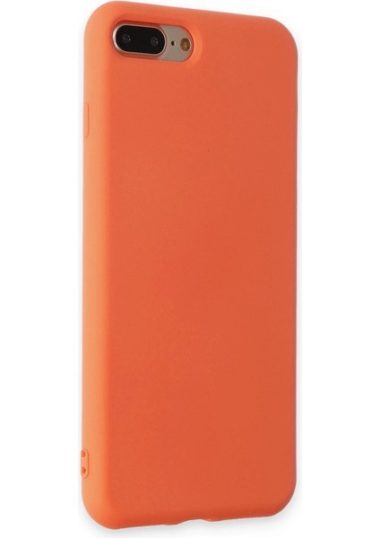 Iphone 7 Plus Kılıf Nano Içi Kadife Silikon - Turuncu fiyatları