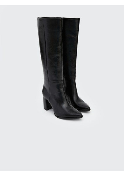 Yeni Sezon Süet Görünümlü Kadın Çizme