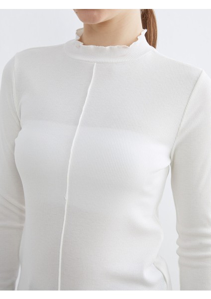 Yeni Sezon Fırfırlı Dik Yaka Kadın Body modelleri