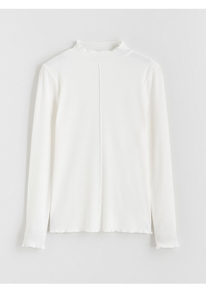 Yeni Sezon Fırfırlı Dik Yaka Kadın Body indirimleri