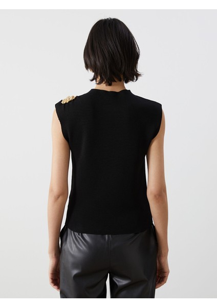 Yeni Sezon Dik Yaka Kadın Triko Süveter indirimleri