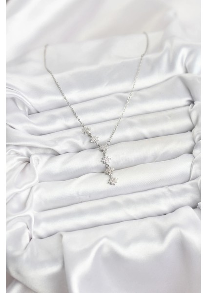 316L Çelik Zincir Gümüş Renk Kutup Yıldızı Model Kadın Kolye fiyatları