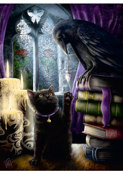 500P Puzzle Karga ve Kedi, Yapboz