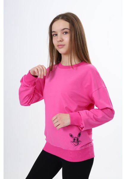 Kız Çocuk Baskılı Sweatshirt fiyatları