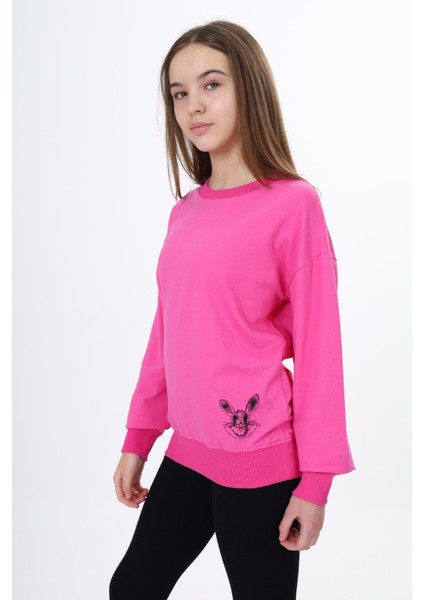 Kız Çocuk Baskılı Sweatshirt fırsatları