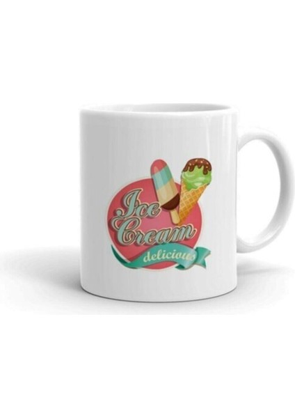 Dondurma Delicious Baskılı Kupa