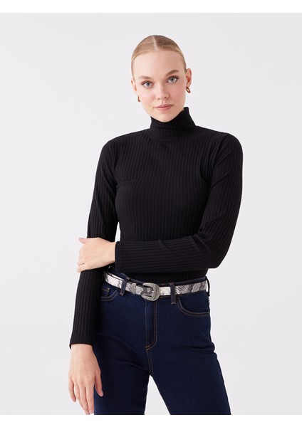 Yeni Sezon Balıkçı Yaka Düz Uzun Kollu Kadın Tişört fiyatları