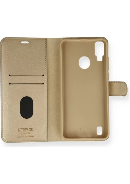 Reeder P13 Blue Kılıf S Kapaklı Kılıf - Gold modelleri