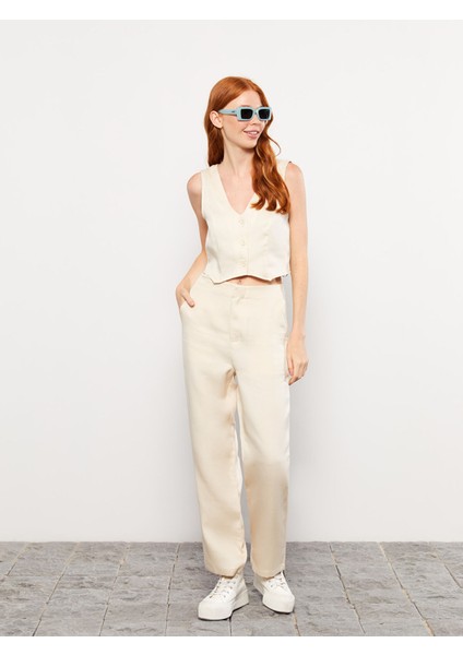 Yeni Sezon Normal Bel Standart Fit Kadın Pantolon fırsatları