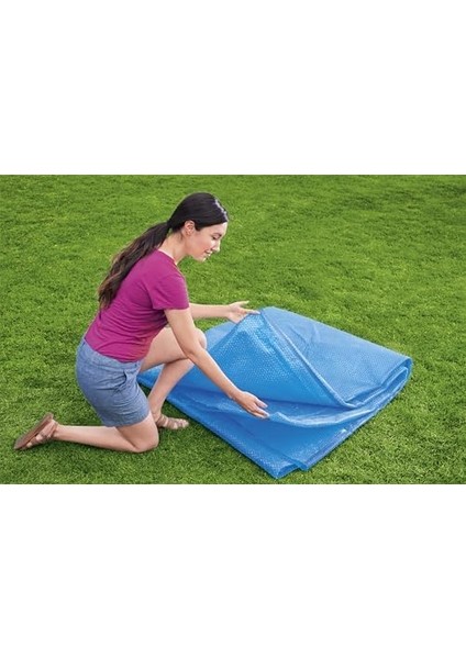 Yuvarlak Solar Havuz Örtüsü modelleri