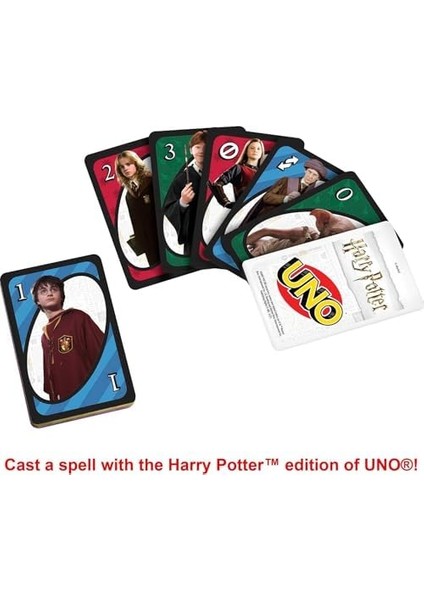 Games Uno Potter™ Unoò Potter™ Kart Oyunu, Film Temalı 112 Kartlık Deste, 7 Yaş ve Üzeri Için FNC42 fiyatları
