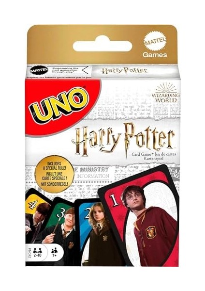 Games Uno Potter™ Unoò Potter™ Kart Oyunu, Film Temalı 112 Kartlık Deste, 7 Yaş ve Üzeri Için FNC42 modelleri