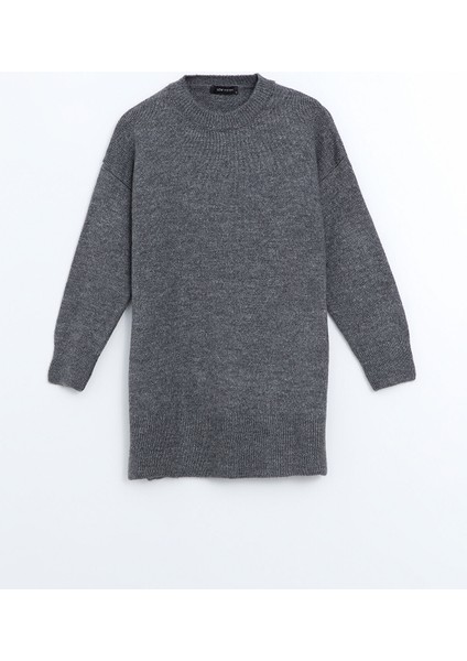 Yeni Sezon Bisiklet Yaka Oversize Kadın Triko Kazak indirimleri