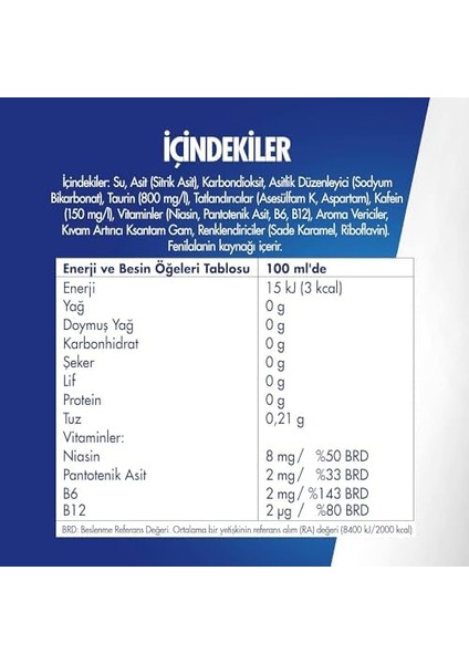 Red Bull Enerji Içeceği Şekersiz 250 ml (24’lü Paket 24X250 Ml) modelleri