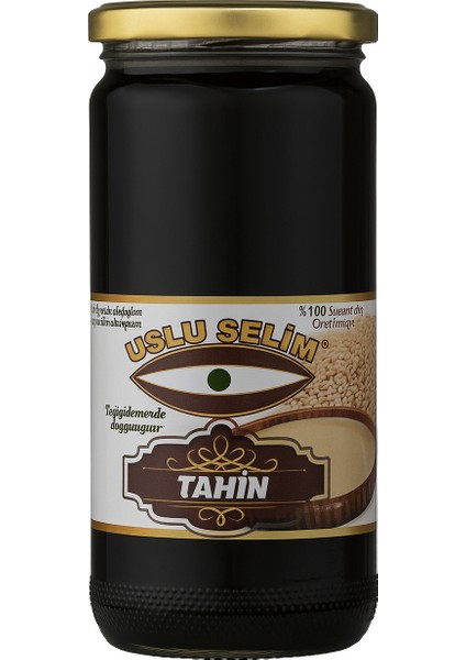 Siyah Tahin 450 Gram Cam Kavanoz