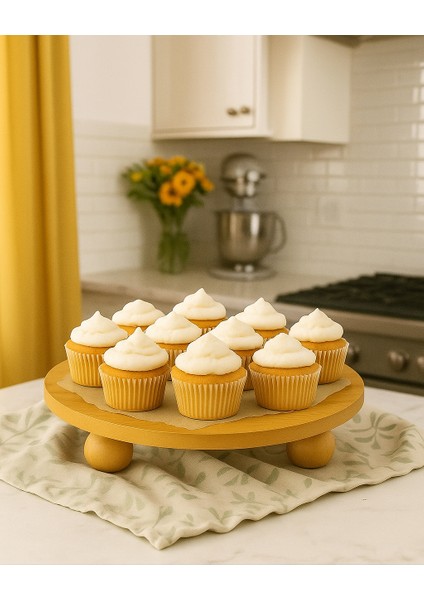 Yuvarlak Bambu Sunum Tahtası – 29 cm Doğal Bambu Servis ve Sunum Tabağı indirimleri