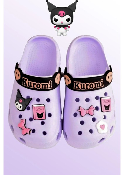 Kuromi Karakter Kız Çocuk Önü Kapalı Havuz Plaj Sokak Terliği fırsatları