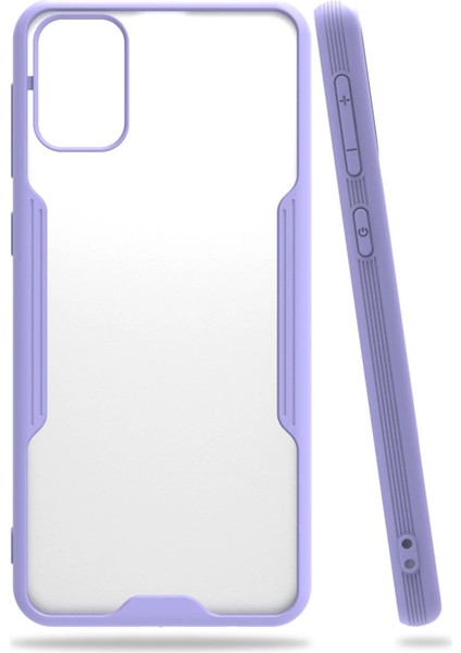 M31 Kılıf Platin Silikon - Lila