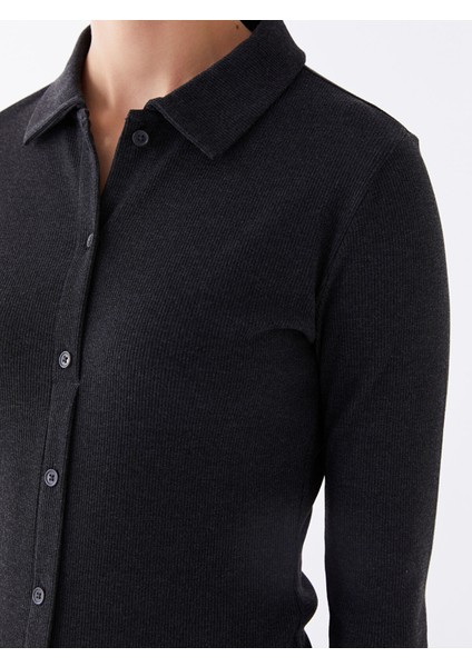 Yeni Sezon Düz Uzun Kollu Kadın Gömlek Elbise fırsatları