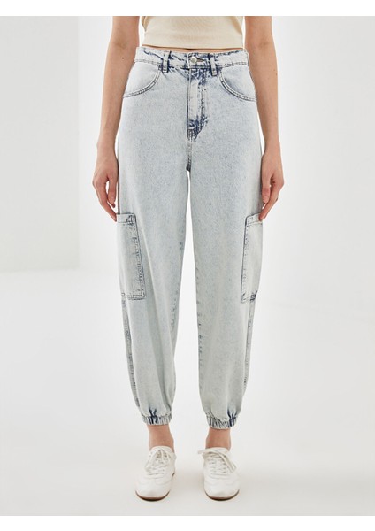 Yeni Sezon Jogger Kadın Kargo Jean Pantolon fiyatları