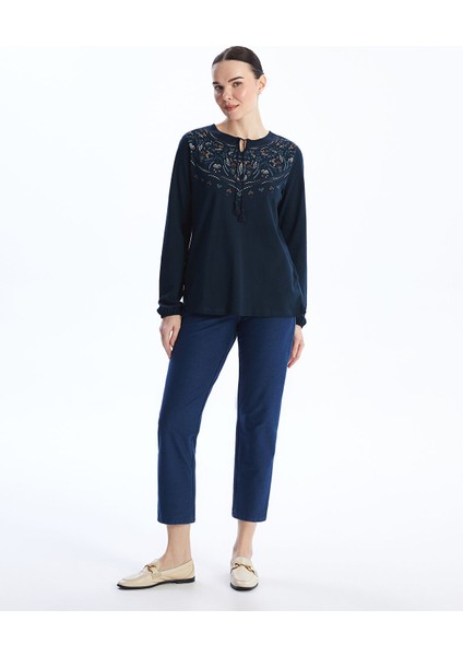 Yeni Sezon Straight Fit Kadın Jean Pantolon