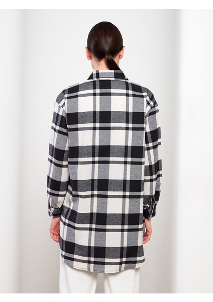 Yeni Sezon Ekose Oversize Kadın Oduncu Gömlek indirimleri