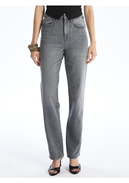 Yeni Sezon Straight Fit Kadın Jean Pantolon fiyatları