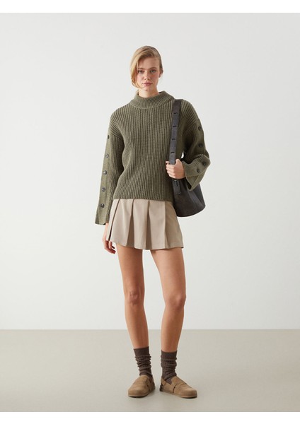 Yeni Sezon Bisiklet Yaka Kadın Triko Kazak fiyatları