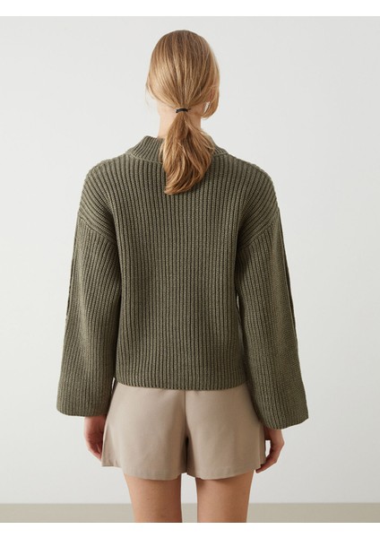 Yeni Sezon Bisiklet Yaka Kadın Triko Kazak fırsatları