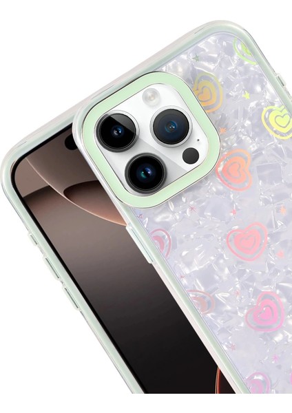 Apple Iphone 15 Pro Lumi Desenli Kapak - Yeşil fiyatları