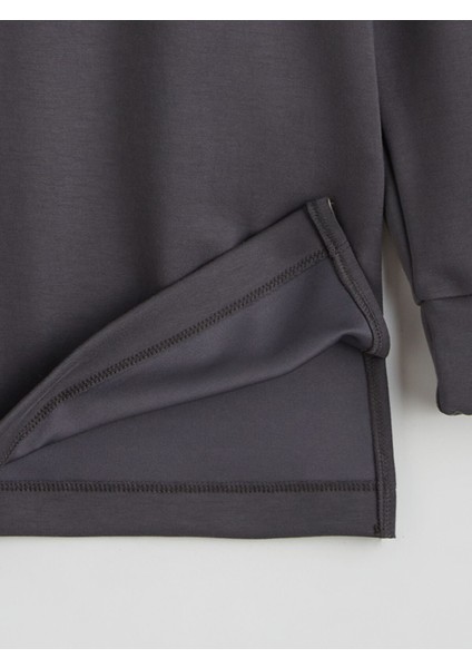 Yeni Sezon Baskılı Oversize Kadın Sweatshirt Tunik modelleri