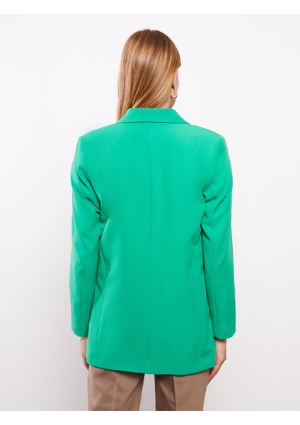 Yeni Sezon Önden Düğme Kapamalı Düz Uzun Kollu Kadın Blazer Ceket indirimleri