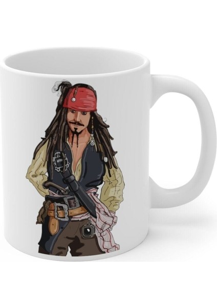 Jack Sparrow Baskılı Kupa Bardak
