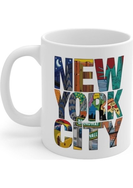 New York City Baskılı Kahve Kupası Hediyelik Eşya Hediyelik Kupa modelleri