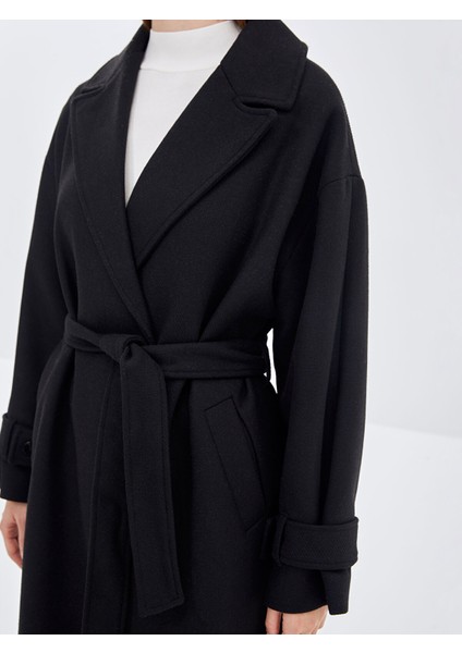 Yeni Sezon Ceket Yaka Kadın Kaşe Kaban modelleri