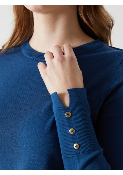 Yeni Sezon Bisiklet Yaka Kadın Triko Kazak modelleri