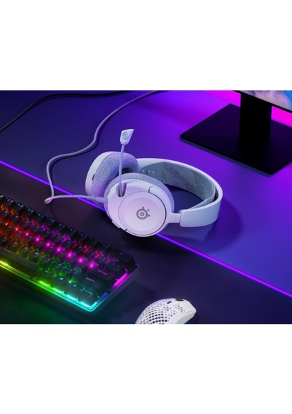 Arctis Nova 1 Beyaz Kablolu Mikrofonlu Kulak Üstü Oyuncu Kulaklığı - Outlet fiyatları