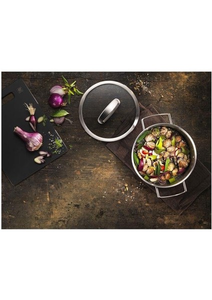 Sığ Tencere, 20 Cm, Yuvarlak, 18/10 Paslanmaz Çelik fiyatları