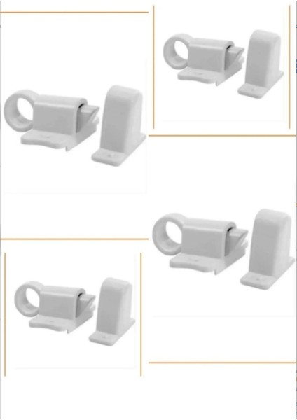 Pimapen Vasistas Çarpma Dilli Kilit Banyo ve Tuvalet Penceresi 4 Adet