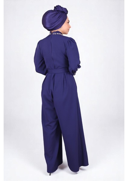 Inci Detaylı Tulum Elbise Indigo MSW19152-2 indirimleri