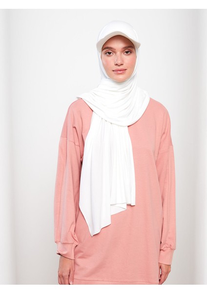 Yeni Sezon Düz Dokuma Kadın Şapkalı Şal