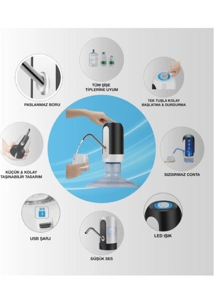 Starmax Şarjlı Damacana Su Pompası fiyatları