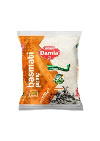 Damla Basmati Sella Pirinç 2 kg