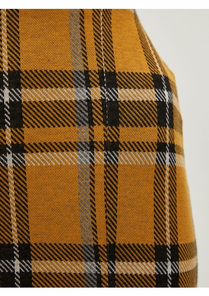 Yeni Sezon Beli Lastikli Ekose Kadın Tüp Etek indirimleri