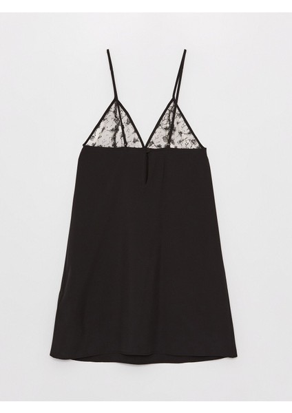 Yeni Sezon V Yaka Desenli Askılı Saten Kadın Fantezi Gecelik fiyatları