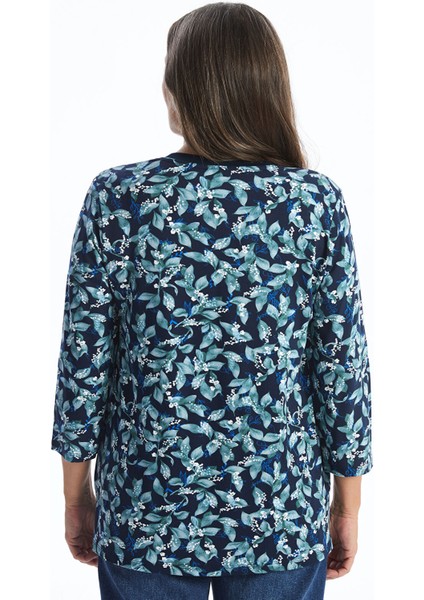 Yeni Sezon Kaçık Yaka Çiçekli Kadın Bluz fırsatları