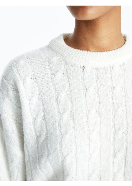 Yeni Sezon Bisiklet Yaka Crop Kadın Triko Kazak modelleri