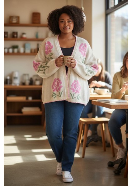 Büyük Beden Triko Hırka