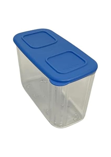 2'li Set Şeffaf ve Taze 715 ml Şeffaf Mavi Buzdolabı Sistemi Taze Sistem Konteyner Kapaklı Dikdörtgen fiyatları