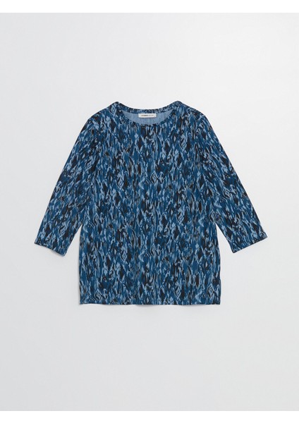 Yeni Sezon Bisiklet Yaka Desenli Kadın Bluz indirimleri